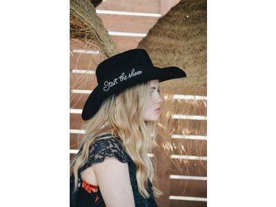 wild as heck Start The Show - Austrailian Wool Western  Hat