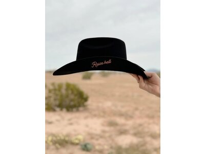 wild as heck Raise Hell - Austrailian Wool Western Hat