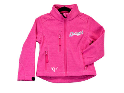 Cowboy Hardware Youth- Cowgirl Poly Shell Jacket- Pink