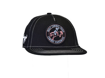 Cowboy Hardware Youth Cap- Neon Built Tough- Black