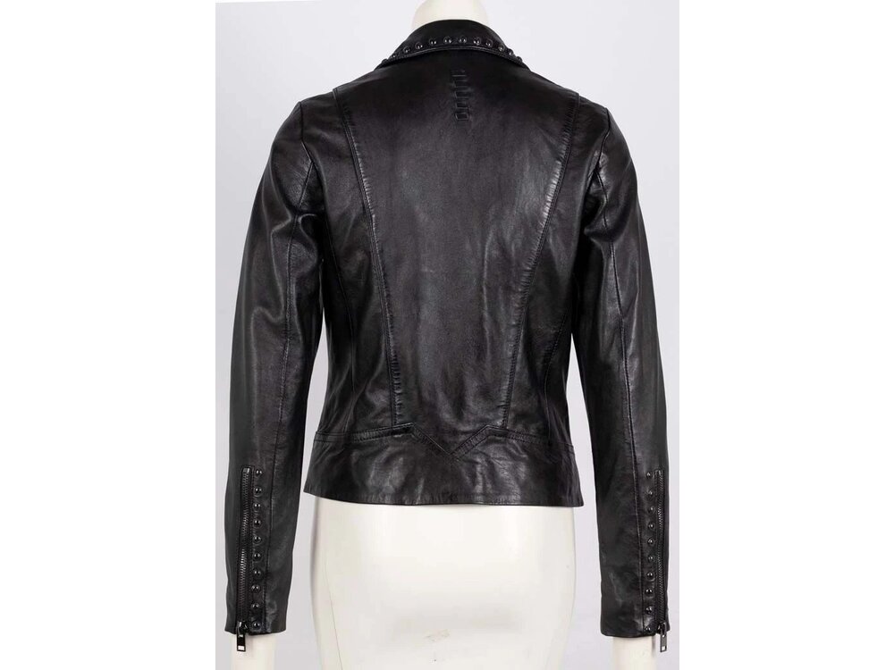 Mauritius Benja Leather Jacket- Regular Fit- Black