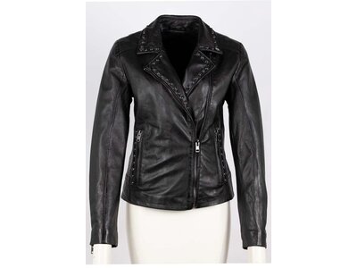 Mauritius Benja Leather Jacket- Regular Fit- Black