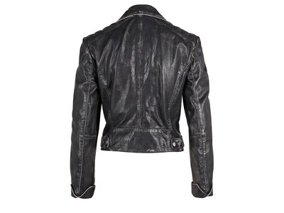Mauritius Reanon Leather Jacket- Vintage Black-