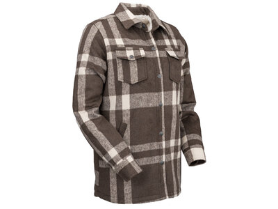 Outback Trading C'Anne Flannel Shacket - Brown