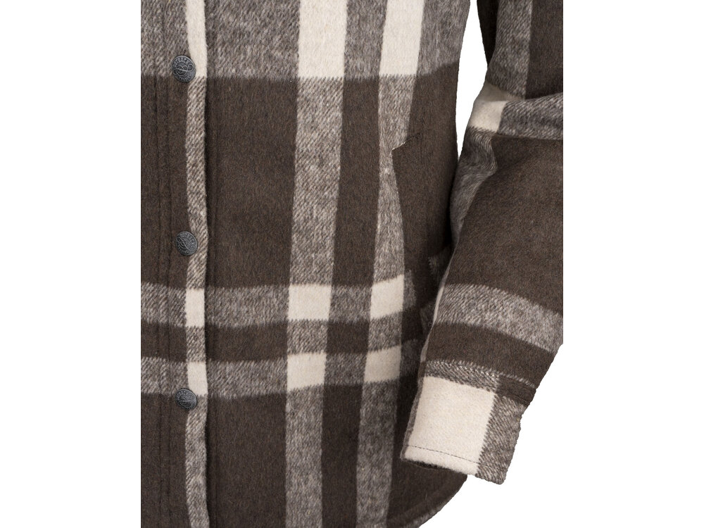 Outback Trading C'Anne Flannel Shacket - Brown