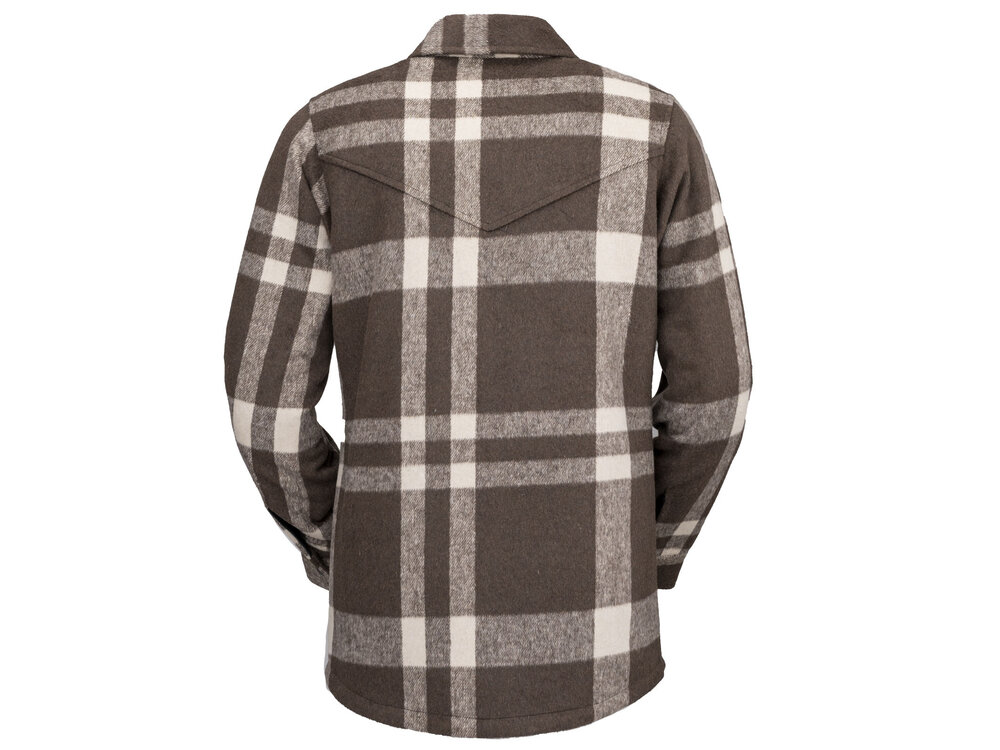 Outback Trading C'Anne Flannel Shacket - Brown