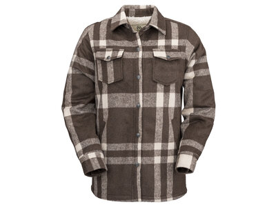 Outback Trading C'Anne Flannel Shacket - Brown