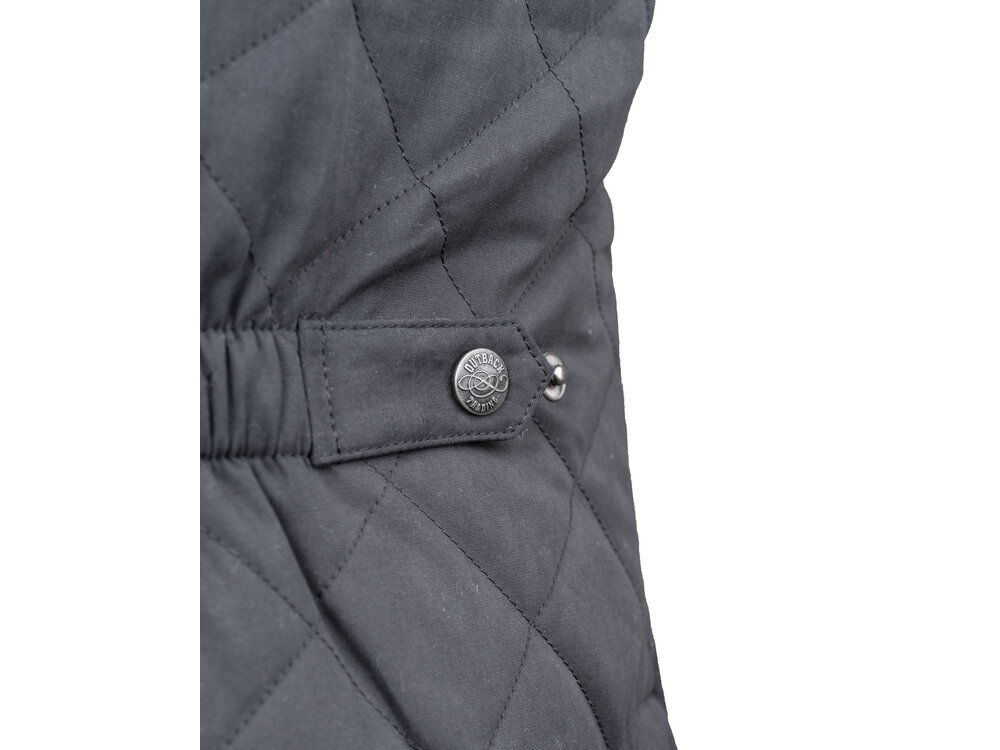 Outback Trading Jen Vest- Canyonland- Black/Grey-