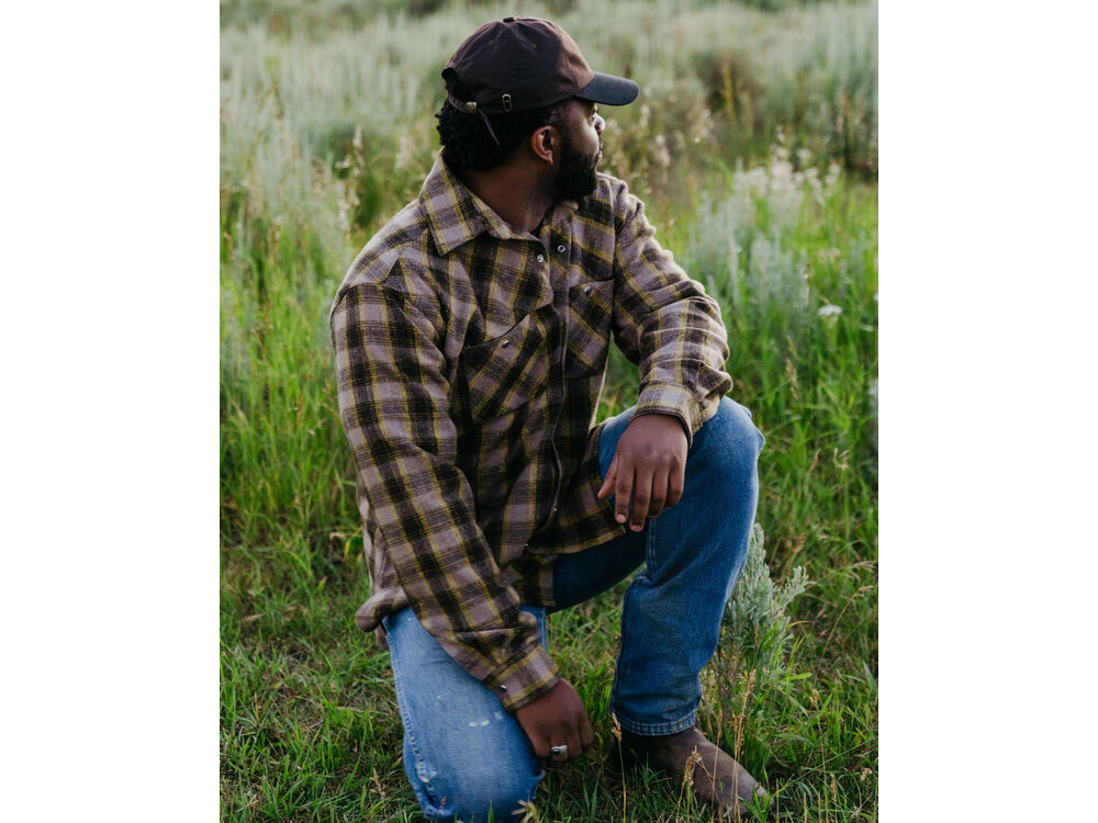 Outback Trading Greyson Flannel Shirt- Brown