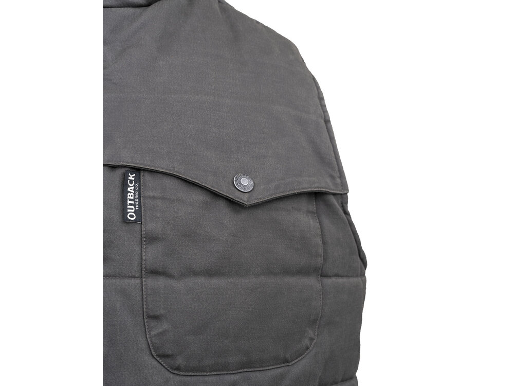 Outback Trading Walker Vest- Canyonland - Grey