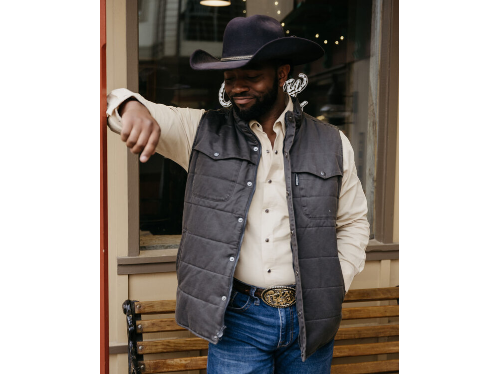 Outback Trading Walker Vest- Canyonland - Grey