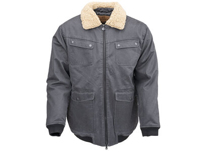 Outback Trading Ezra Aviator Jacket- Iron- 29872-