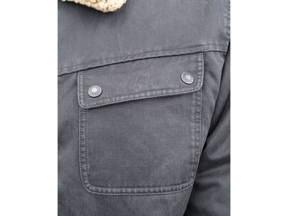 Outback Trading Ezra Aviator Jacket- Iron- 29872-