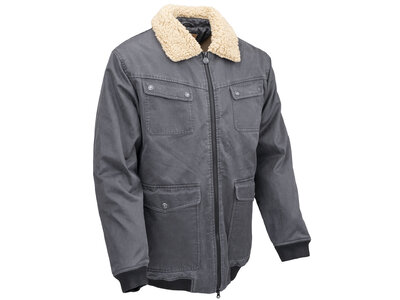 Outback Trading Ezra Aviator Jacket- Iron- 29872-