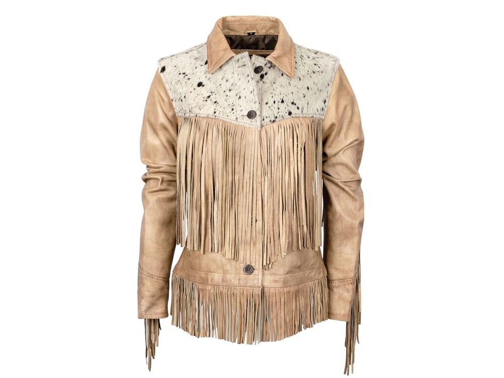 STS Ranchwear The Frontier Palomino Leather Jacket- STS6080