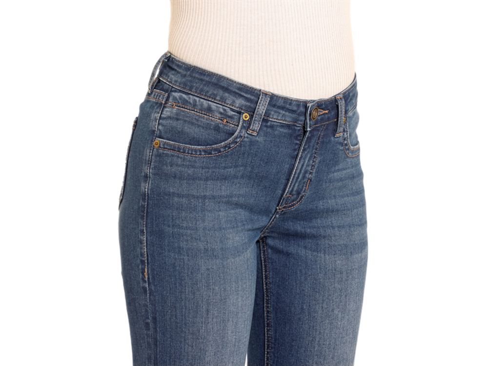 Rock and Roll Denim Boot Stitch Pocket - Midrise Trouser- BW5MD04782