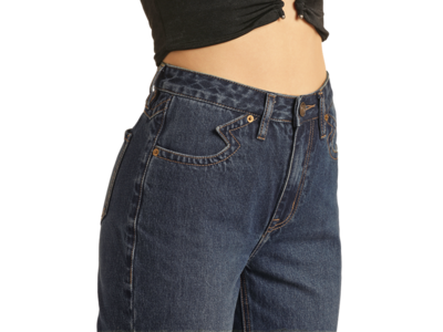 Rock and Roll Denim Yoke Detail - HighRise Flare- BW6HD02995-