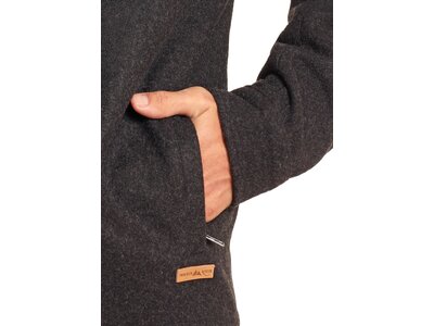 Rock and Roll Denim Wool Dress Coat- Black- DM92C04052-