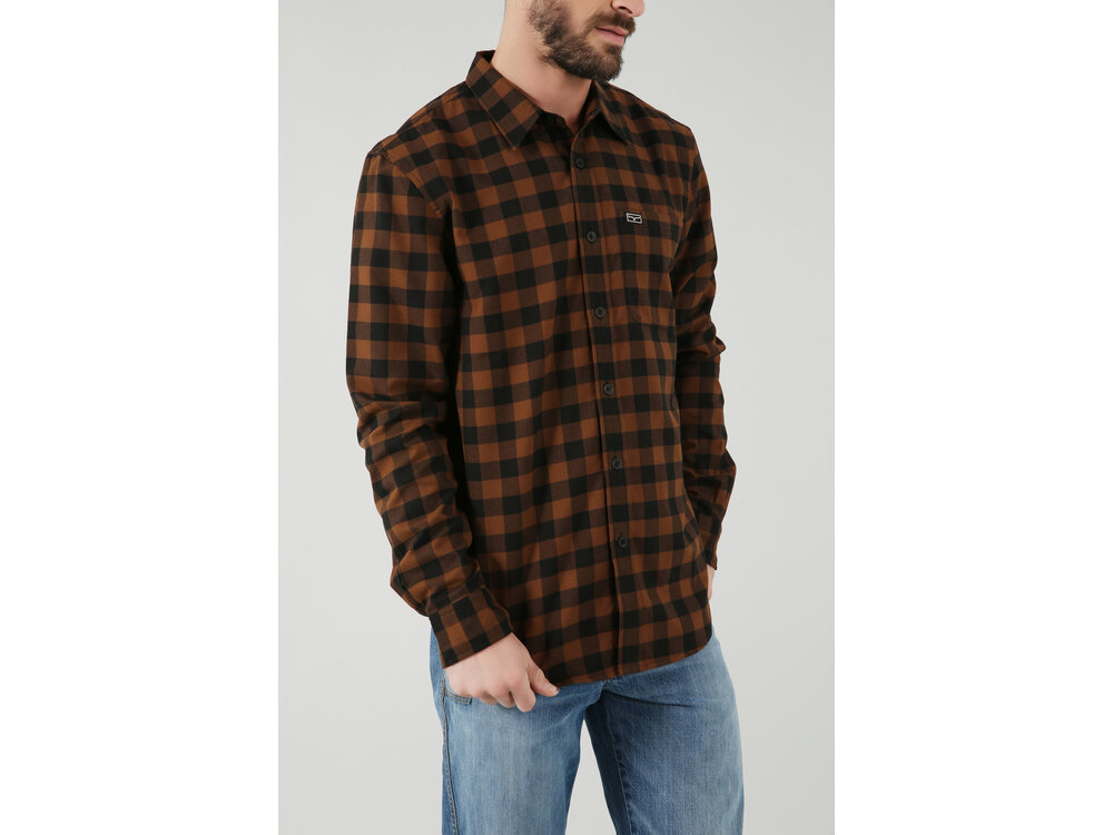 Kimes Ranch Garrison - Flannel - Brown-