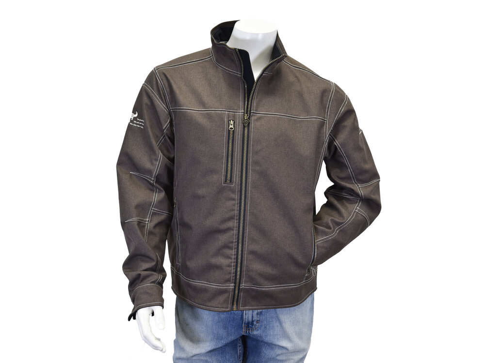 Cowboy Hardware Barbed Wired Tech Jacket- Brown-