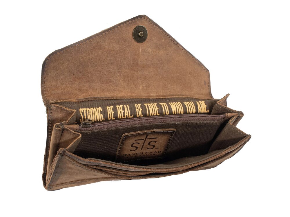 STS Ranchwear Cowhide Style Wallet-