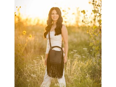 STS Ranchwear Indie Sugar Satchel- Black