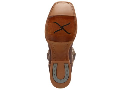 Twisted X Rancher- MRAL024- 12in- Nutmeg/Peanut-