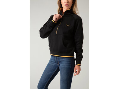 Kimes Ranch Malta Quarter Zip- Black-