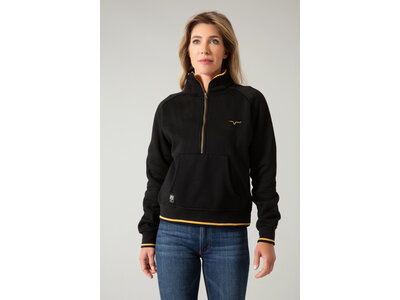 Kimes Ranch Malta Quarter Zip- Black-