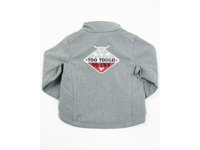 Cowboy Hardware Infant/Toddler- Too Tough to Cry Softshell Jacket- Grey-