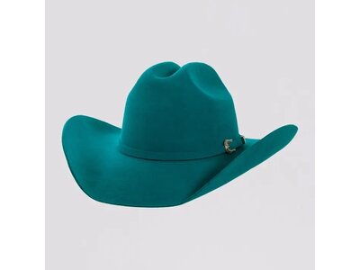 American Hat Makers Cattleman- Felt Hat - Teal