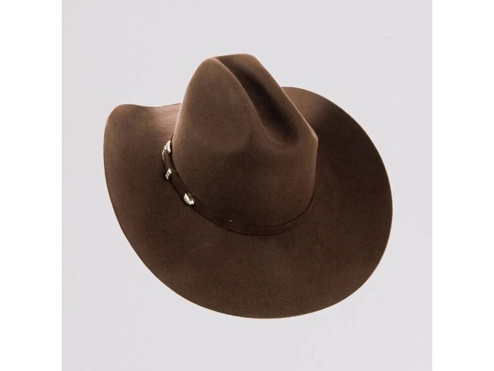 American Hat Makers Cattleman- Felt Hat - Chocolate
