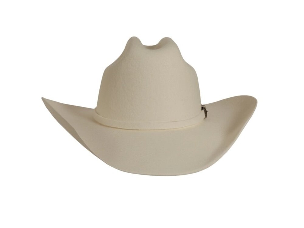 American Hat Makers Cattleman- Felt Hat - White