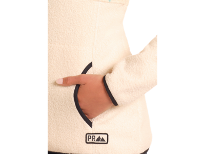 Rock and Roll Denim Border Berber Sweater- Brown- DW91C04069