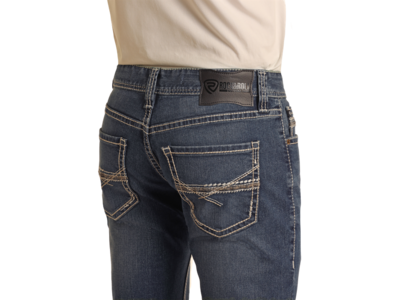 Rock and Roll Denim Pistol Boot- BM0PD03105-