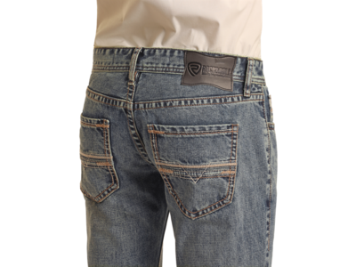 Rock and Roll Denim Pistol Boot- BM0PD03106-