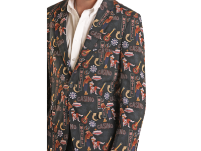 Rock and Roll Denim Men's Sports Coat- BM96C03633- Vegas-
