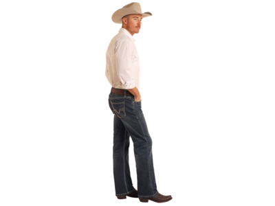 Rock and Roll Denim Pistol Straight- BM1PD05564-