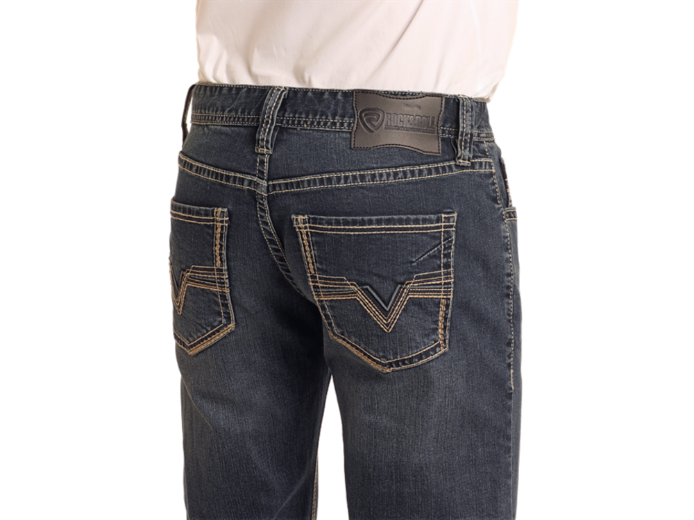 Rock and Roll Denim Pistol Straight- BM1PD05564-