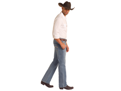 Rock and Roll Denim Pistol Straight- BM1PD05568-