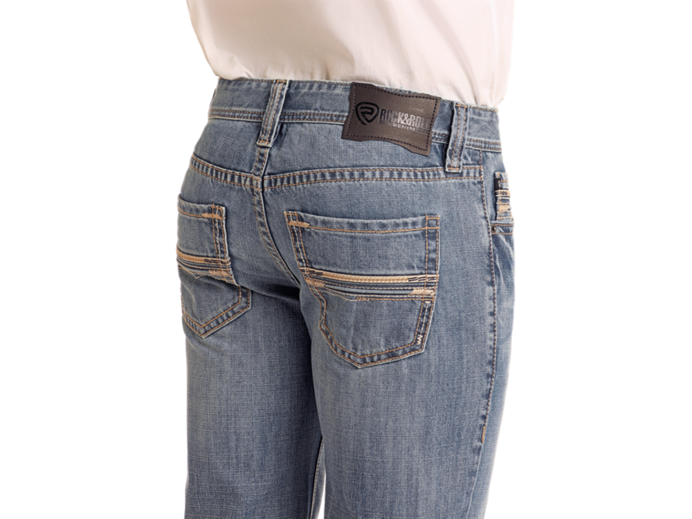 Rock and Roll Denim Pistol Straight- BM1PD05568-