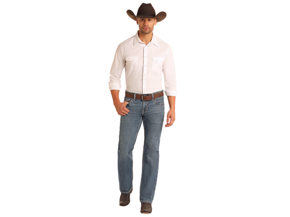 Rock and Roll Denim Pistol Straight- BM1PD05569-