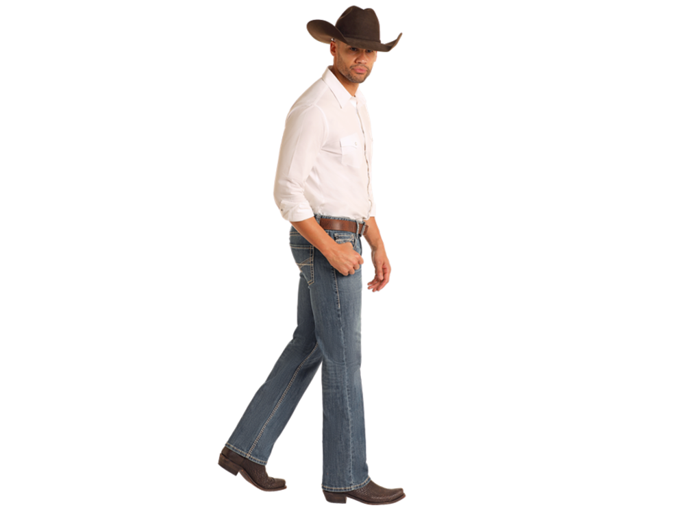 Rock and Roll Denim Pistol Straight- BM1PD05569-