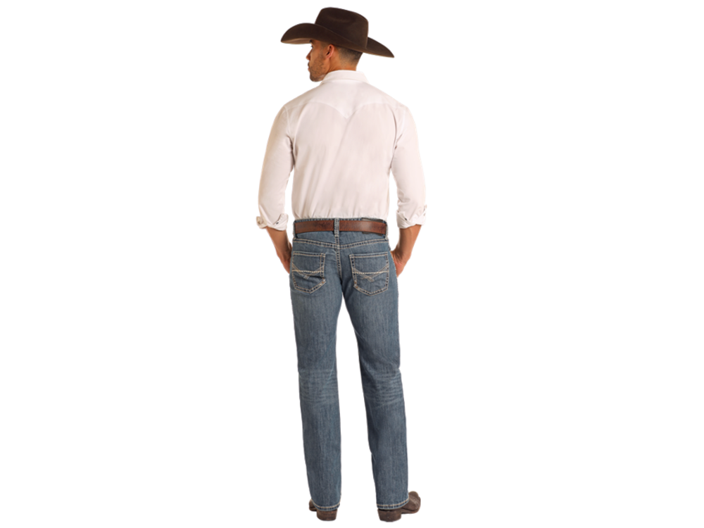 Rock and Roll Denim Pistol Straight- BM1PD05569-