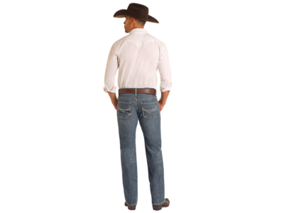 Rock and Roll Denim Pistol Straight- BM1PD05569-