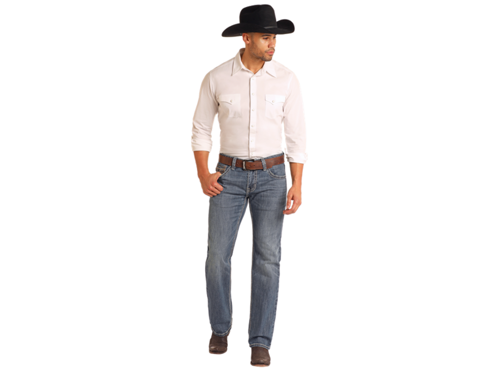 Rock and Roll Denim Pistol Straight- BM1PD05570-