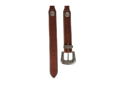 Myra Bags Rustic Wood Handtooled Belt- S-4811-