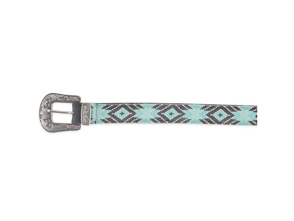 Myra Bags Juniper Hills Beaded Turquoise Belt- S-11078