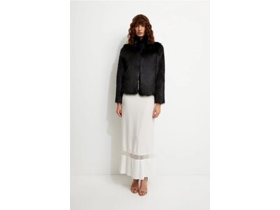 Unreal Fur Fur Delish Luxe Faux Fur Coat- Black -