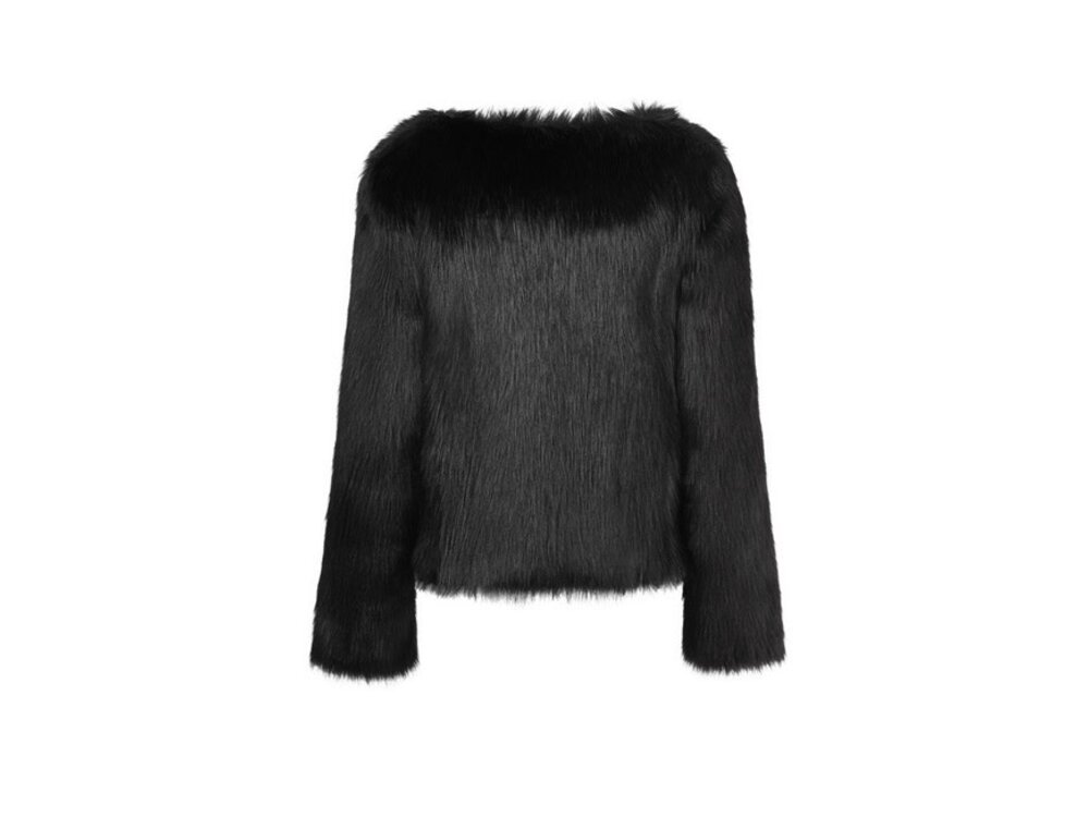 Unreal Fur Unreal Dream Luxe Faux Fur Jacket - Black-